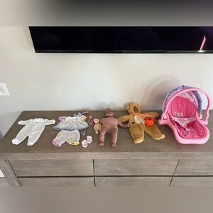 Pleasant Company Bitty Baby and accessories